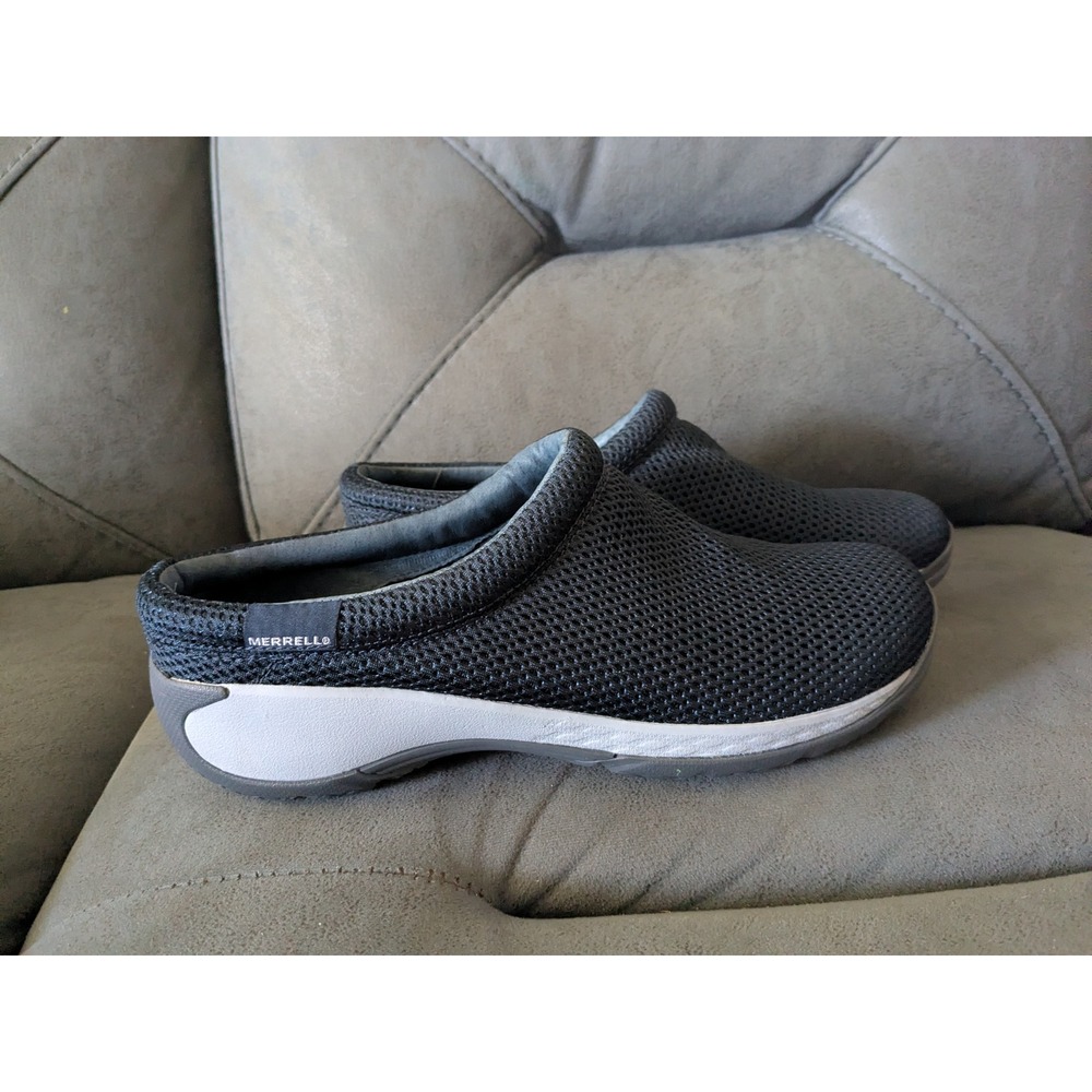 Merrell Encore Q2 Breeze Navy Mesh Clogs Womens 11 Slip On Shoes J00974